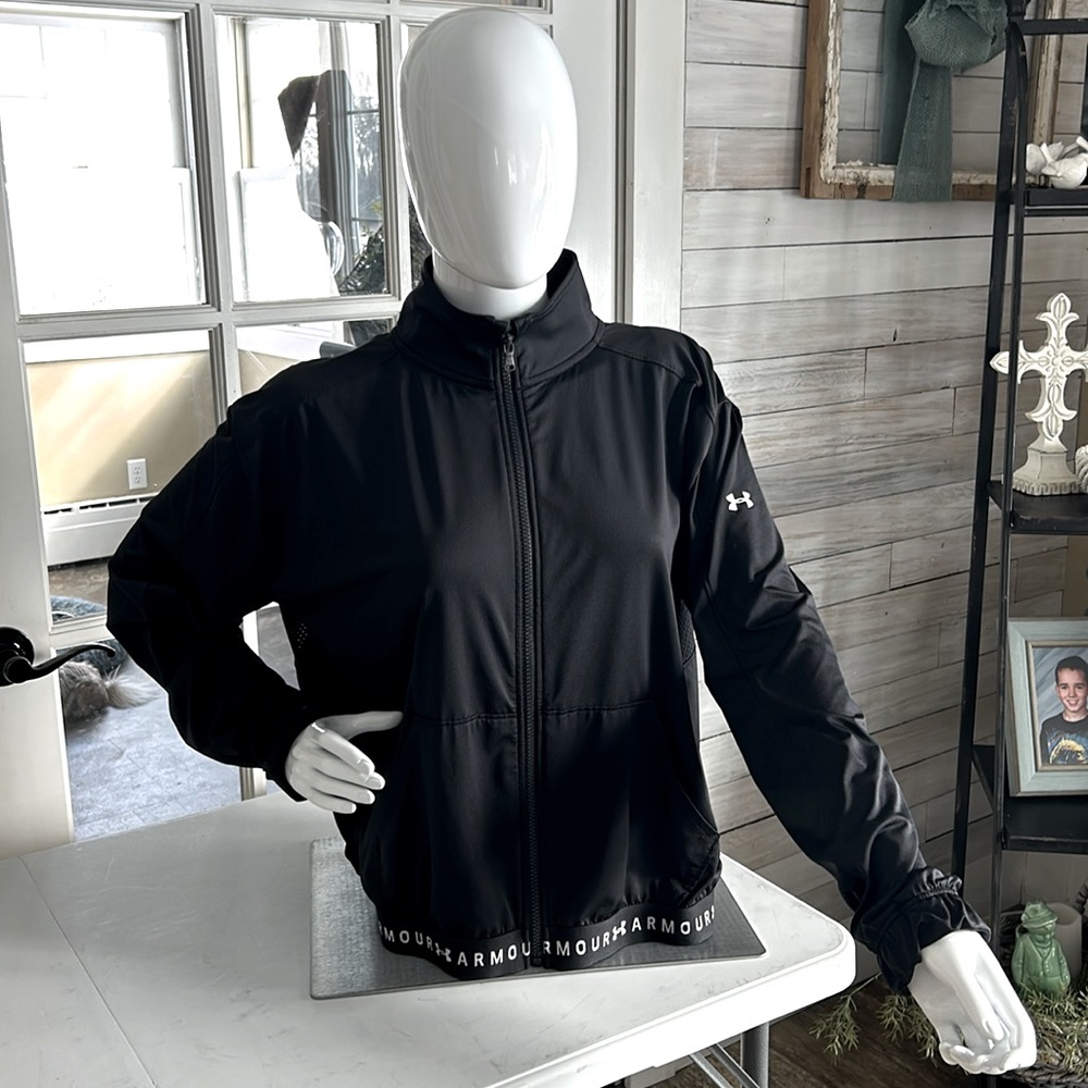 Under Armour HeatGear Full Zip -Black - Size Large